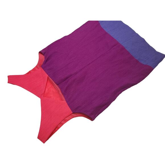 Isabel & Nina Colorblock Sleeveless Dress Size 12 - Picture 2 of 8